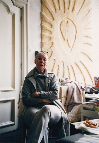 Josje Smit in haar Atelier in Amsterdam